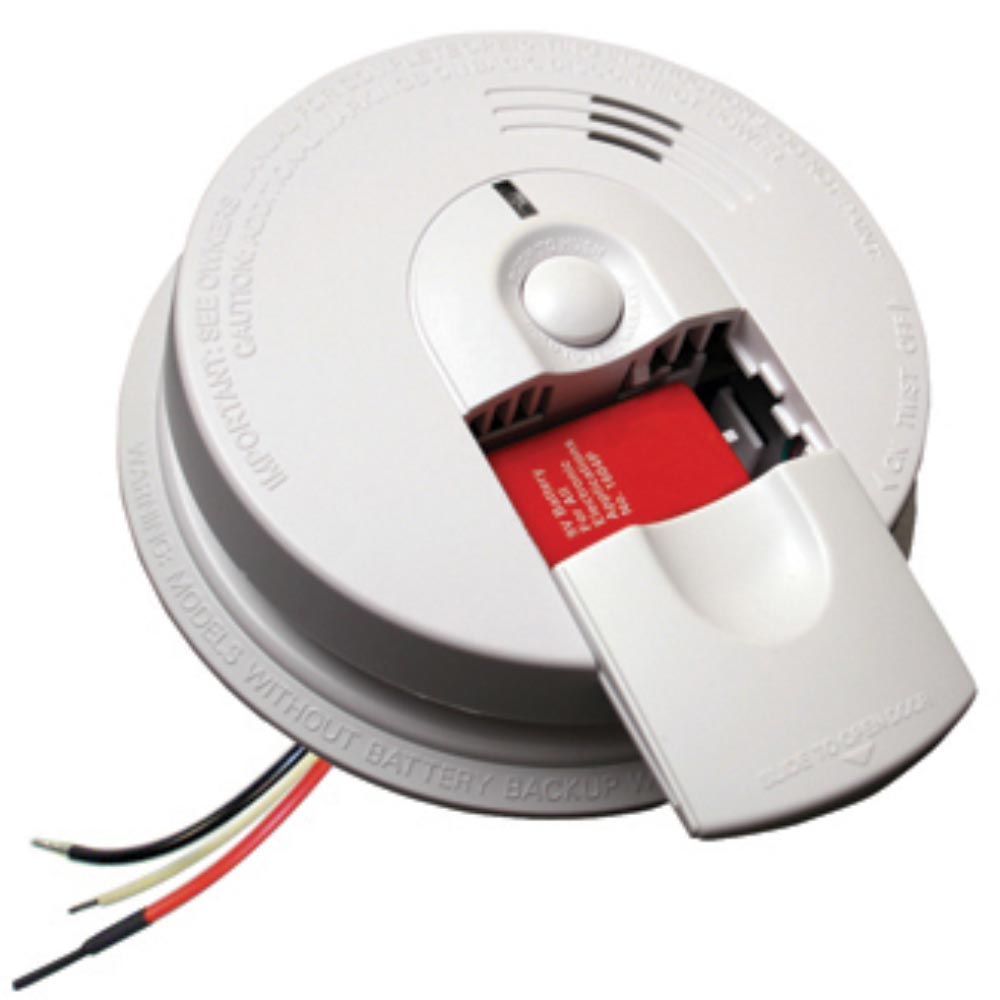 Firex I4618 Smoke Detector Ionization Sensor Hardwired with 9V Battery - Bees Lighting