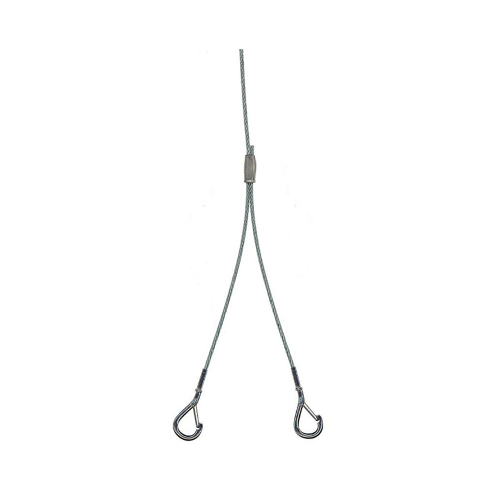 Aircraft Cable 10' with Hook (one pair) - Bees Lighting