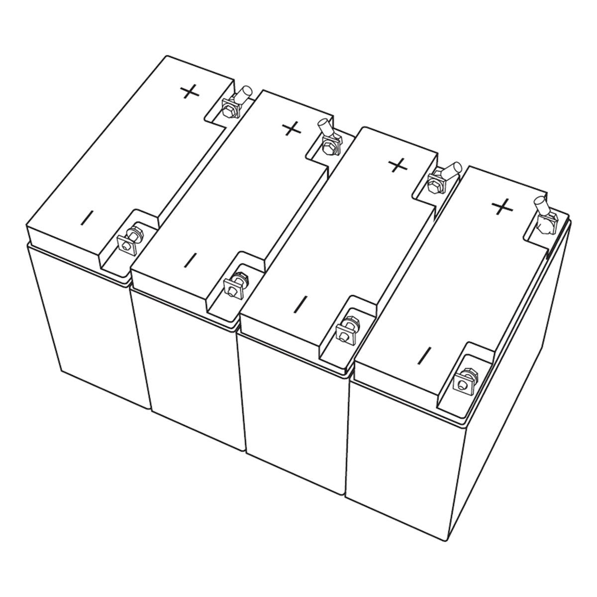 IIS Emergency Inverter Battery Only, 550 Watts Output - Bees Lighting