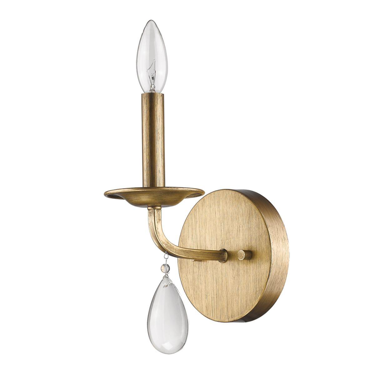 Krista 9 in. Armed Sconce Gold Finish - Bees Lighting