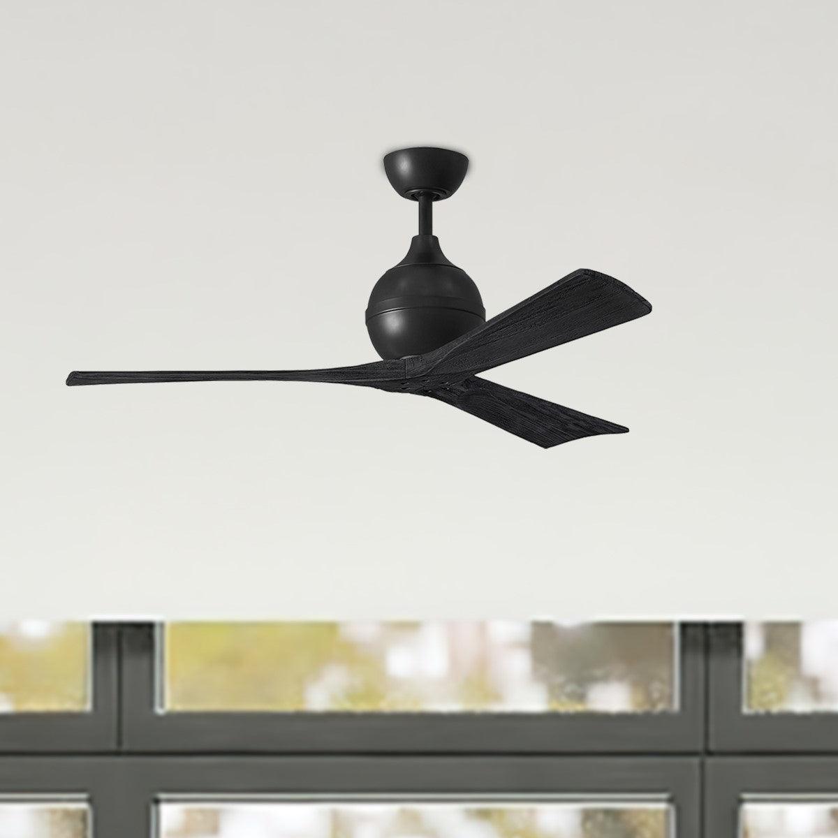 Irene 52 Inch Modern Outdoor Ceiling Fan With Remote And Wall Control