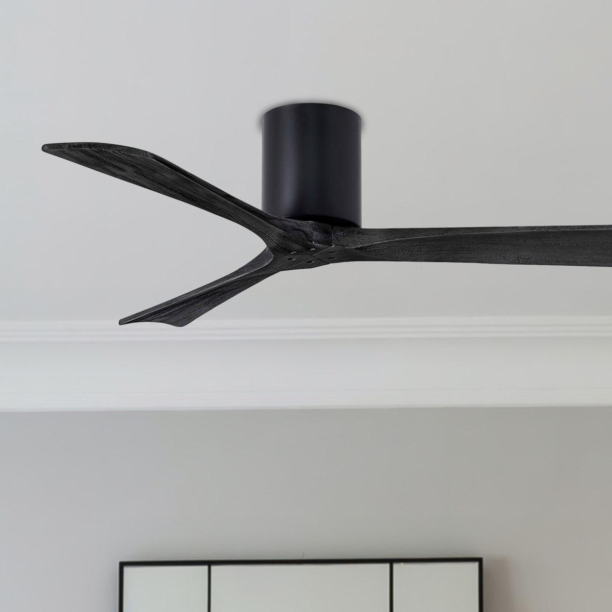 Irene 52 Inch Low Profile Outdoor Ceiling Fan With Remote And Wall Control