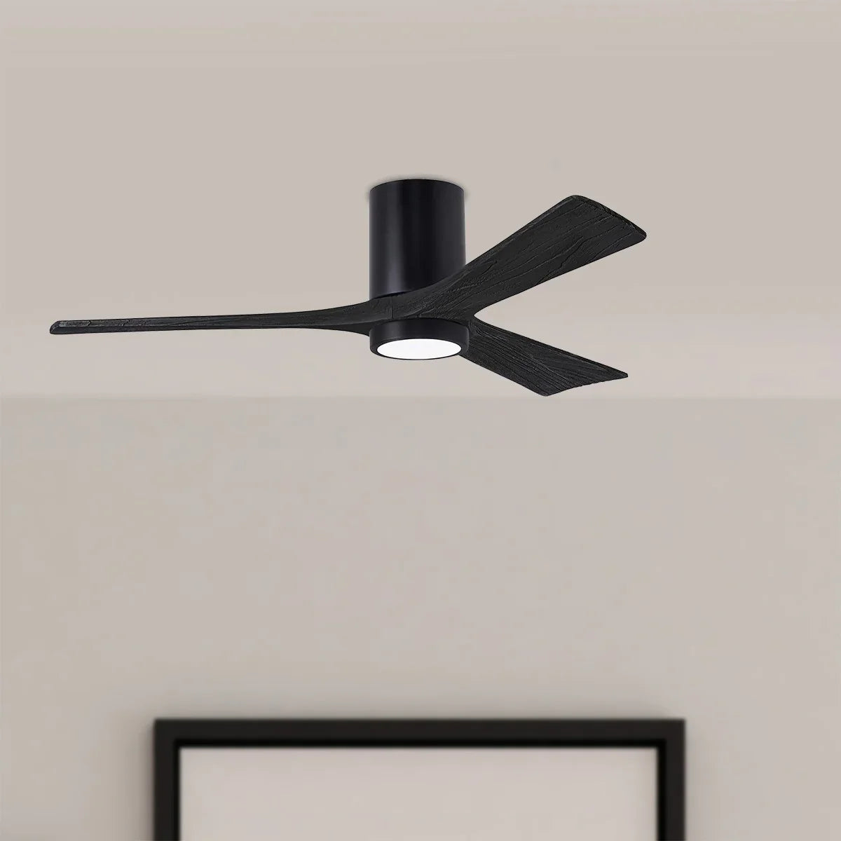 Irene 3-Blade 52" LED Hugger Ceiling Fan - Bees Lighting