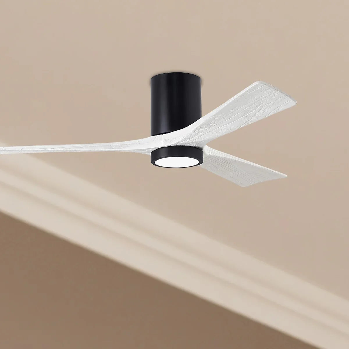 Irene 3-Blade 52" LED Hugger Ceiling Fan - Bees Lighting