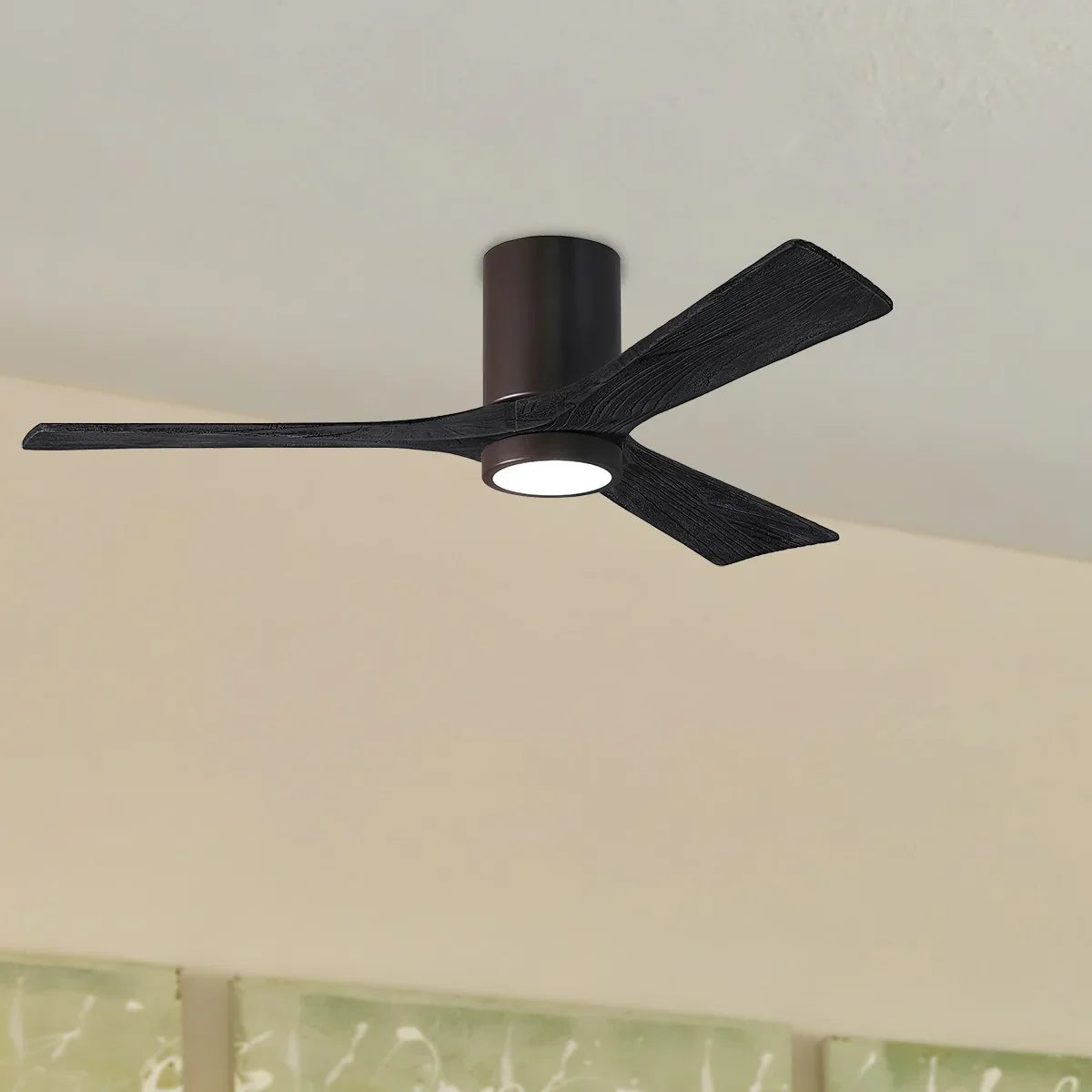 Irene 3-Blade 52" LED Hugger Ceiling Fan - Bees Lighting