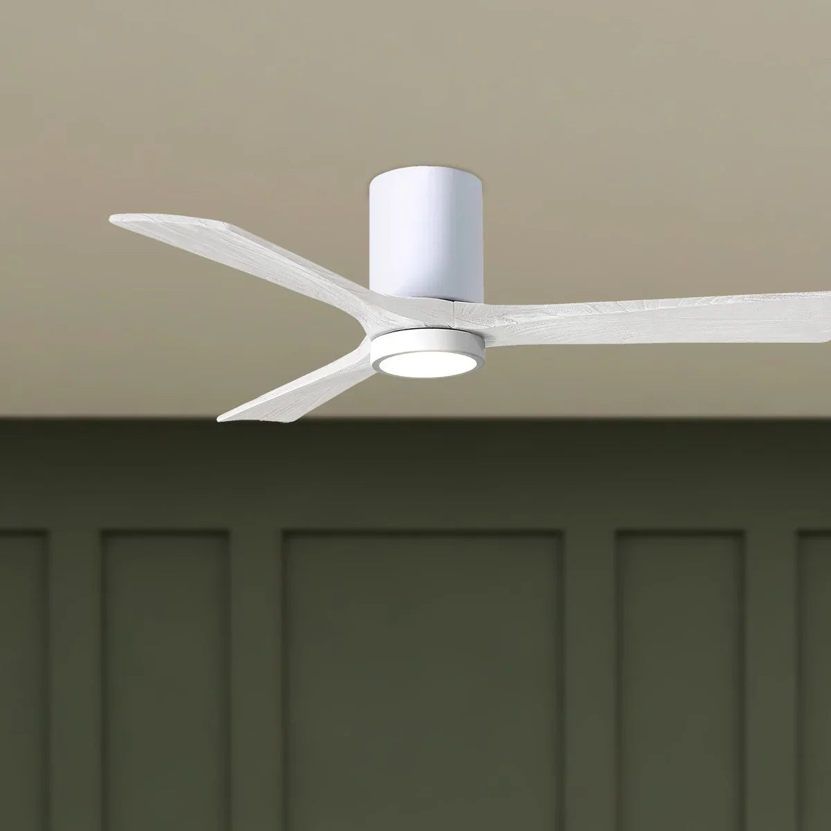 Irene 3-Blade 52" LED Hugger Ceiling Fan - Bees Lighting