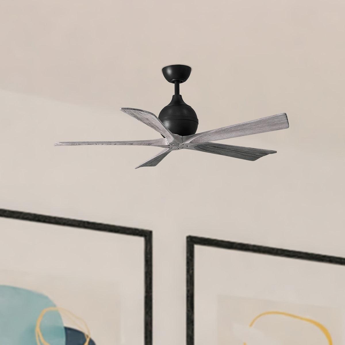 Irene 52 Inch 5 Blades Modern Outdoor Ceiling Fan With Remote And Wall Control
