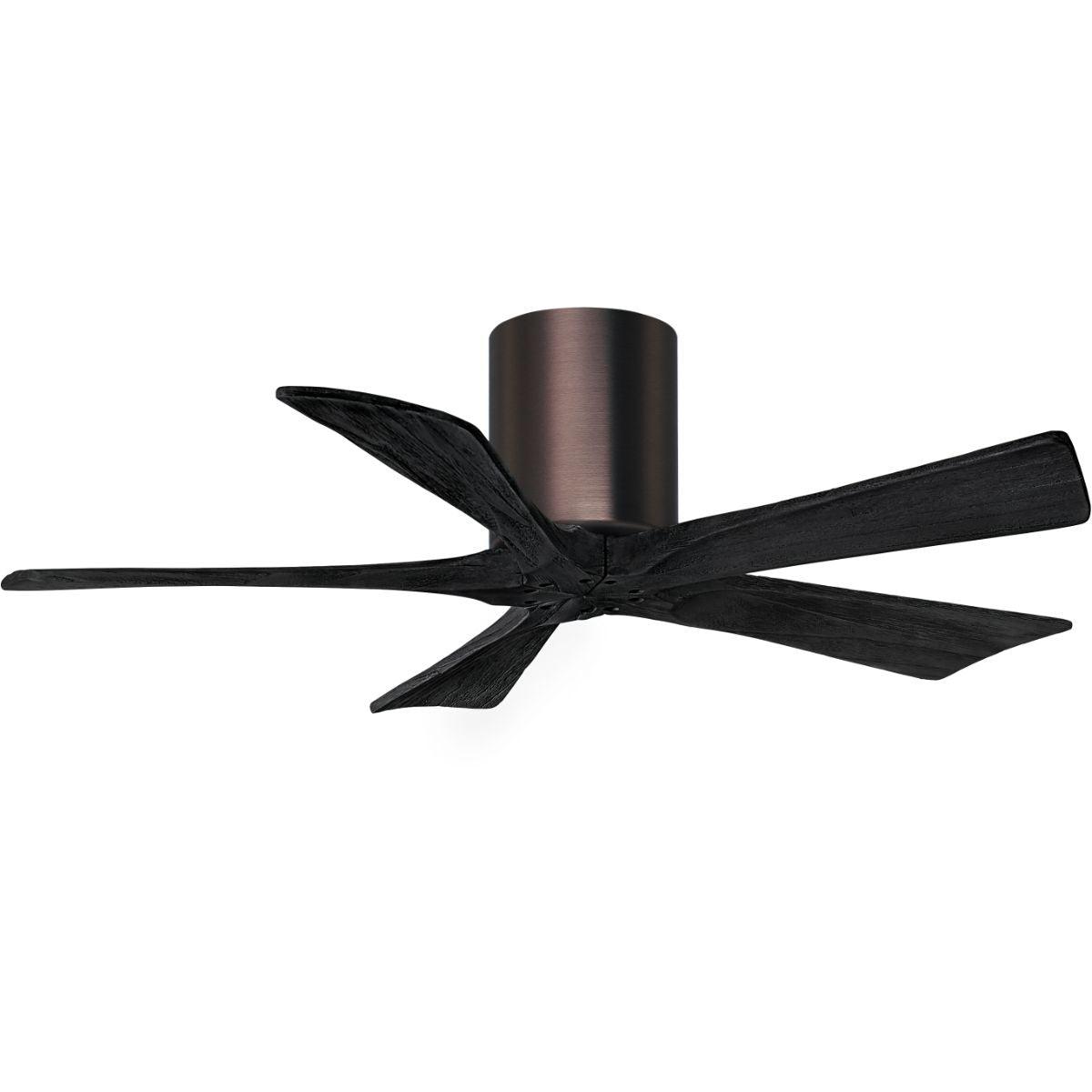 Irene 42 Inch 5 Blades Outdoor Low Profile Ceiling Fan With Remote And Wall Control