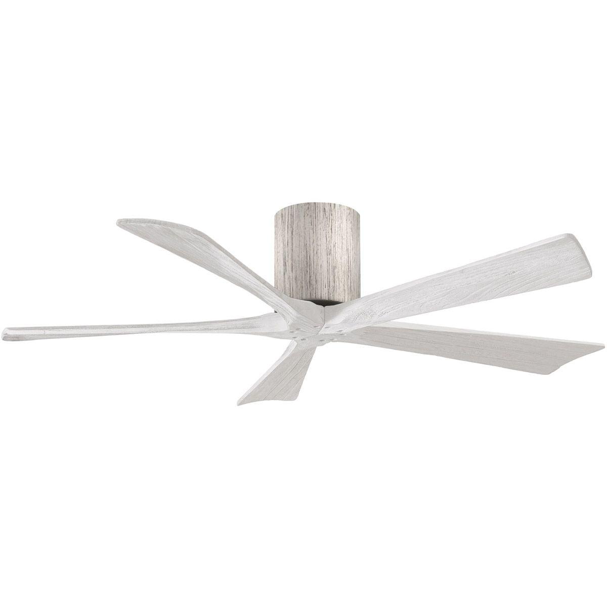 Irene 52 Inch 5 Blades Outdoor Low Profile Ceiling Fan With Remote And Wall Control
