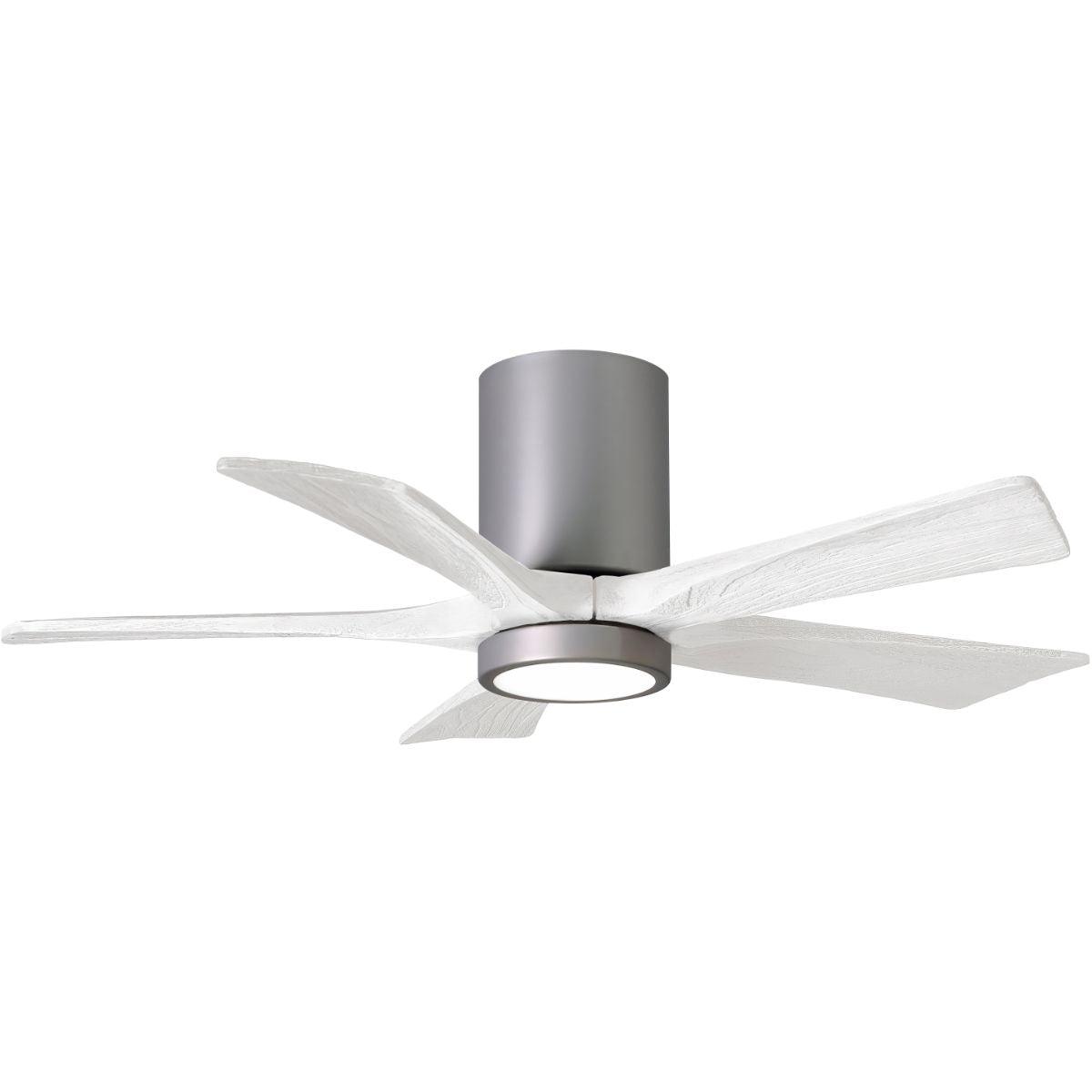 Irene 42 Inch Modern Outdoor Ceiling Fan With Light, Wall And Remote Control Included