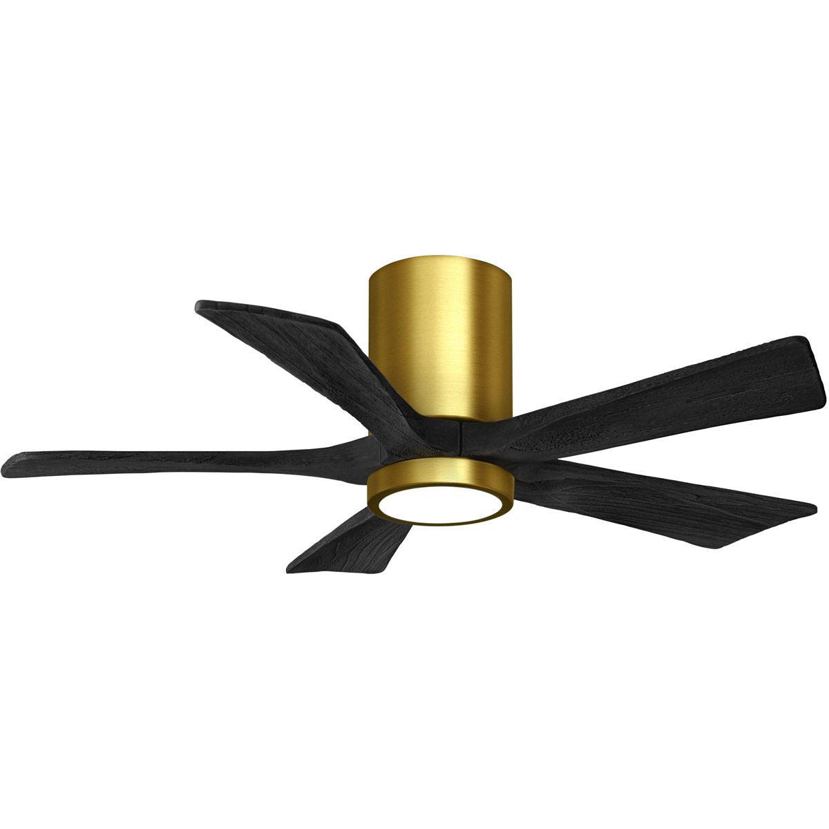 Irene 42 Inch Modern Outdoor Ceiling Fan With Light, Wall And Remote Control Included
