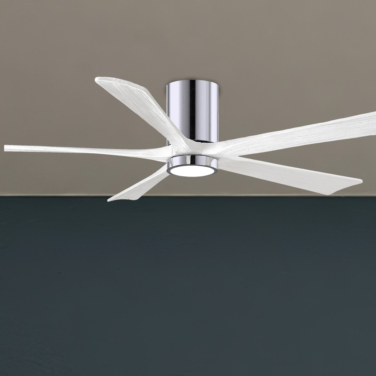 Irene 5-Blade 60" LED Hugger Ceiling Fan - Bees Lighting