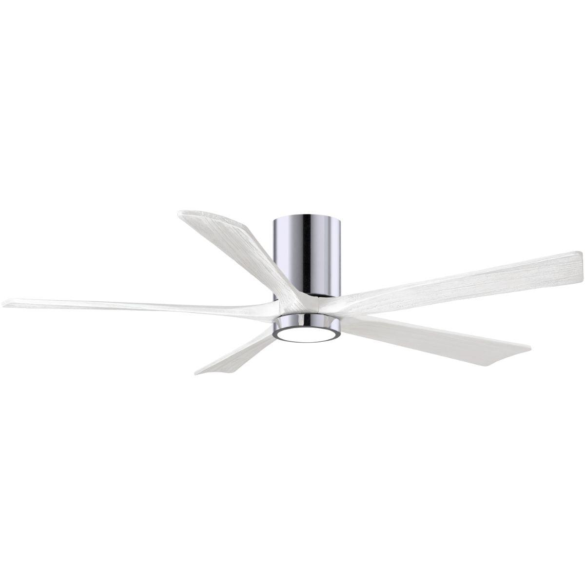 Irene 60 Inch Modern Outdoor Ceiling Fan With Light, Wall And Remote Control Included