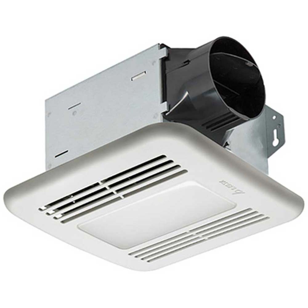 Delta BreezIntegrity 50 CFM Bathroom Exhaust Fan With Dimmable LED Light - Bees Lighting