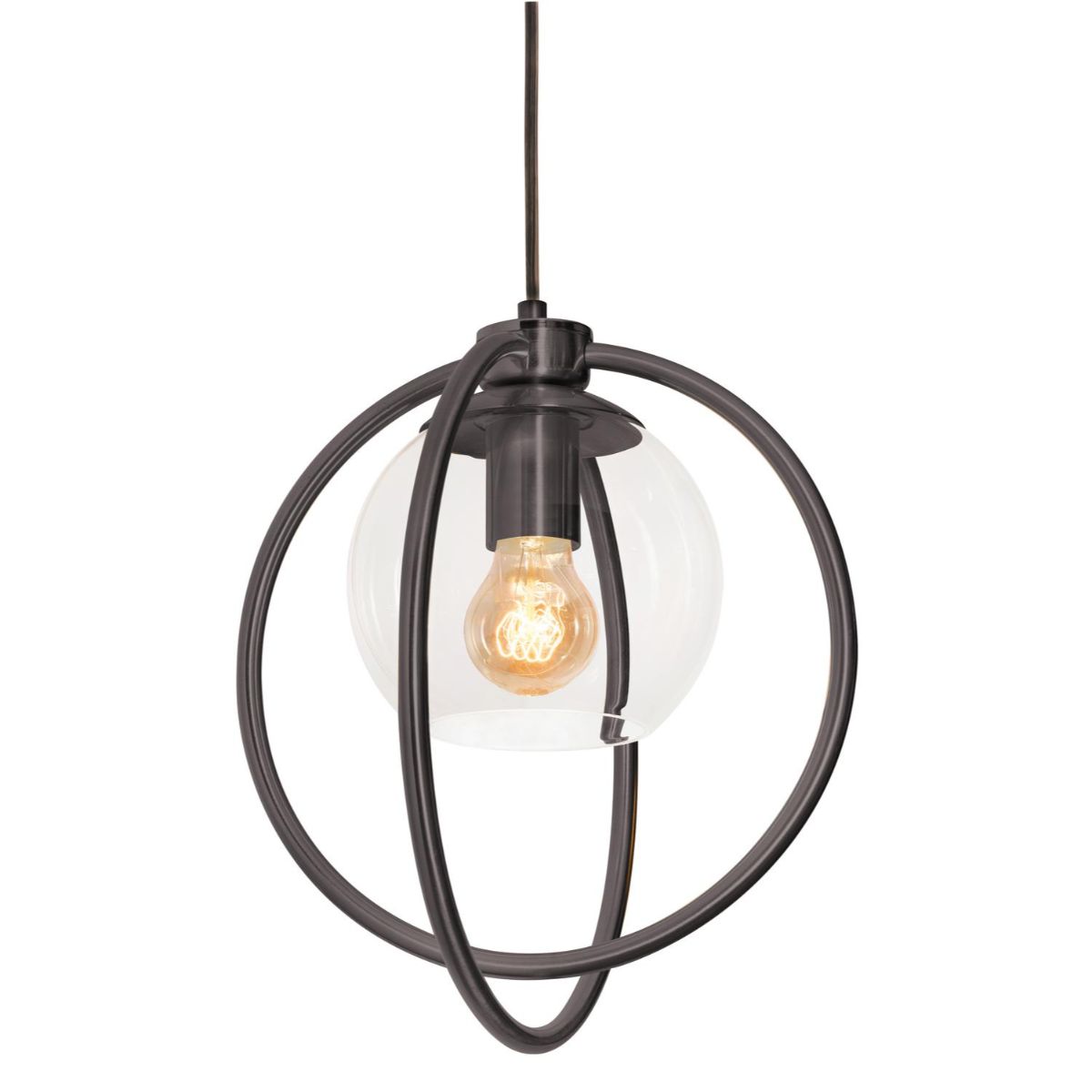 Jamie 12 in. Pendant Light Black Finish - Bees Lighting