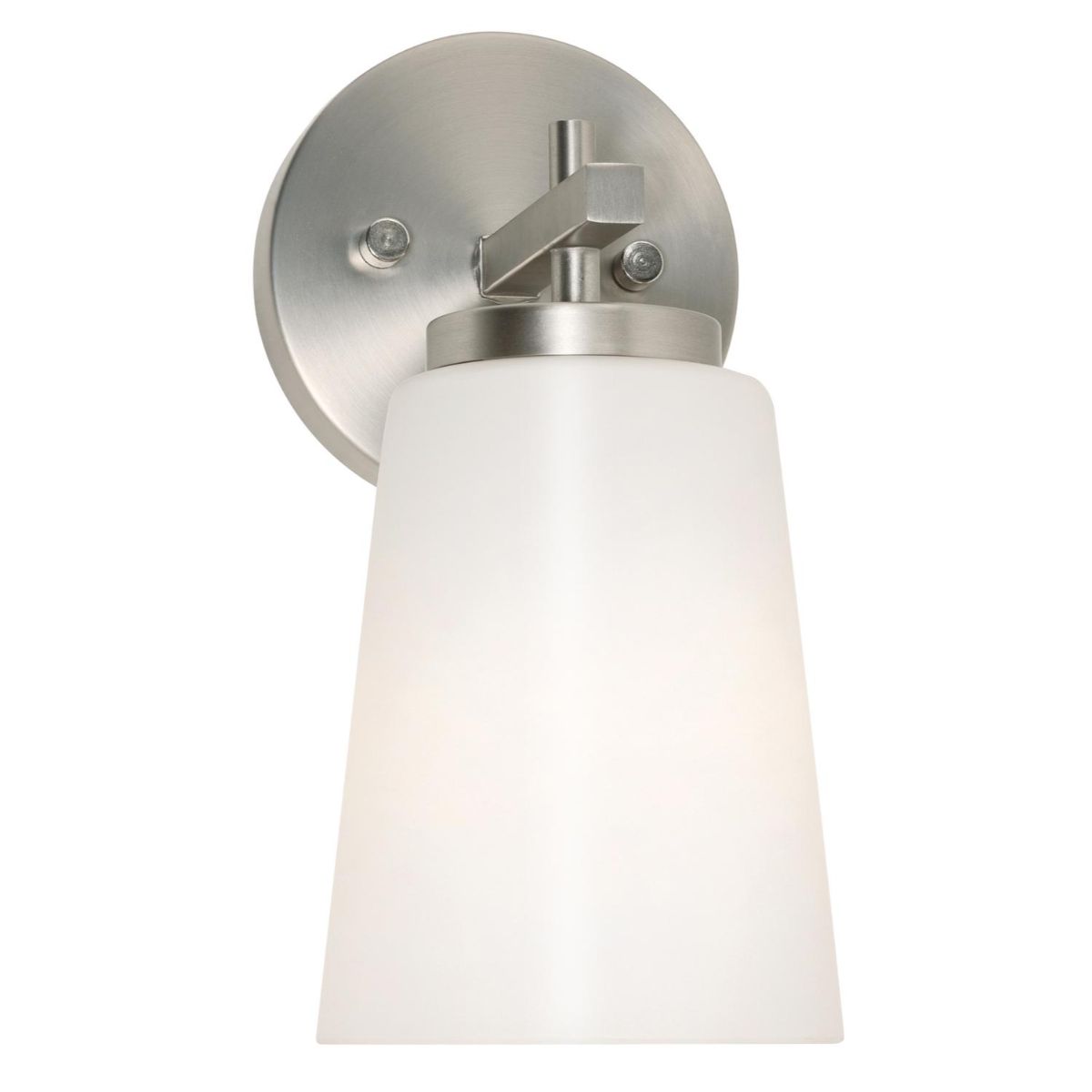 Joanna 11 in. Armed Sconce Satin Nickel Finish - Bees Lighting