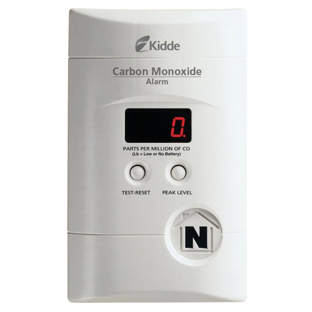 Carbon Monoxide Detector Electrochemical Sensor Plug-In with 9V Battery - Bees Lighting