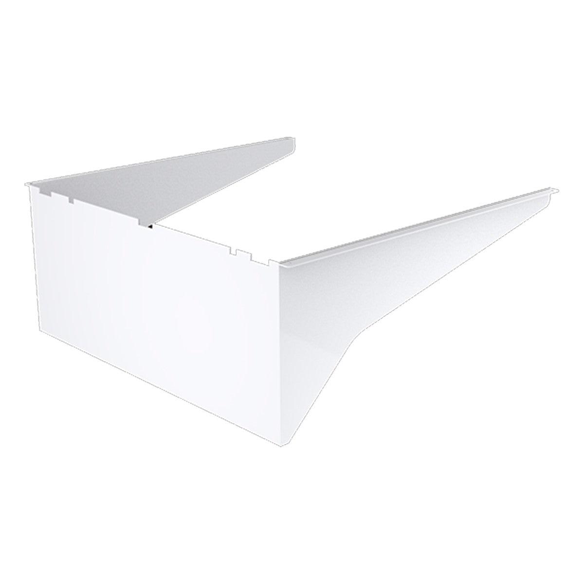 Medium Reversible Glare Shield Kit For Keystone Area Light Series 2 White - Bees Lighting