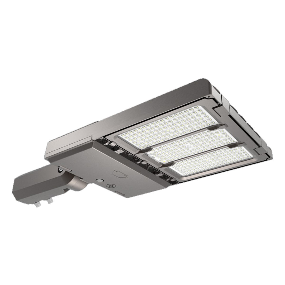 LED Pole Light, 140W, 21000 Lm, 30K|40K|50K, Optics Swap, 120-277V, Bronze - Bees Lighting