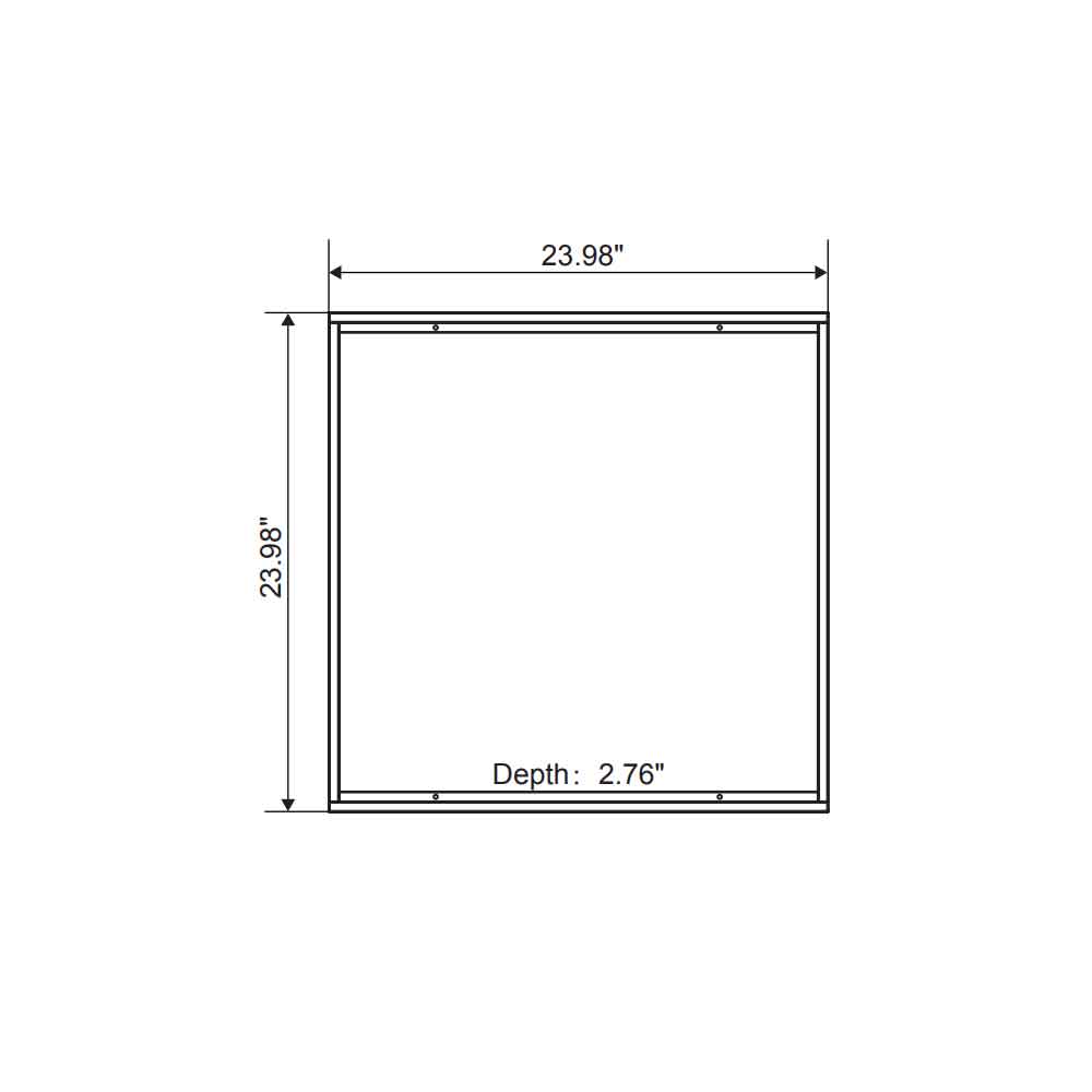 2x2 Surface Mount Troffer Kit - Bees Lighting