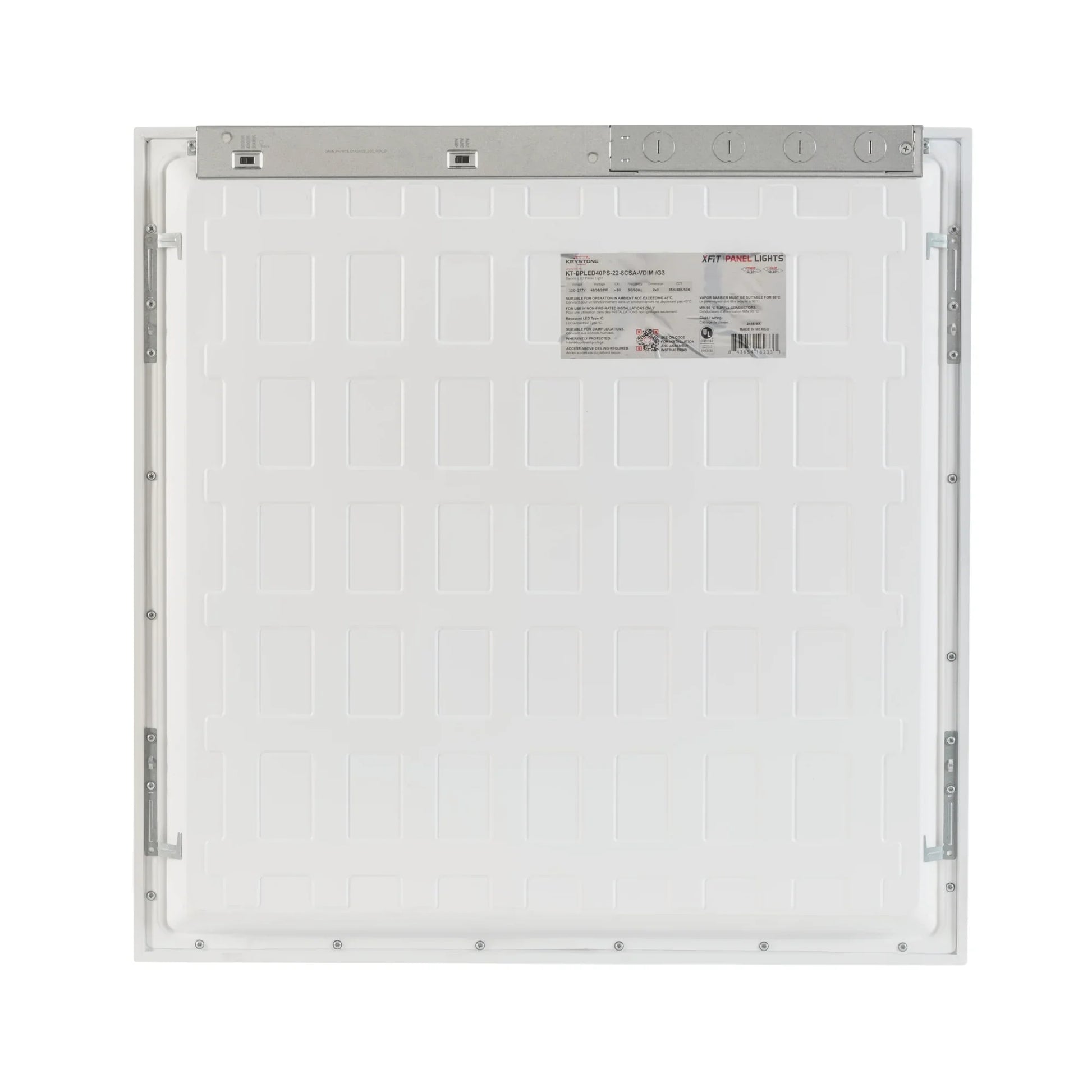 Keystone Technologies - 2x2 LED Flat Panel Light, 4500 Lumens, 40W, 35K/40K/50K, 120/277V | Bees Lighting