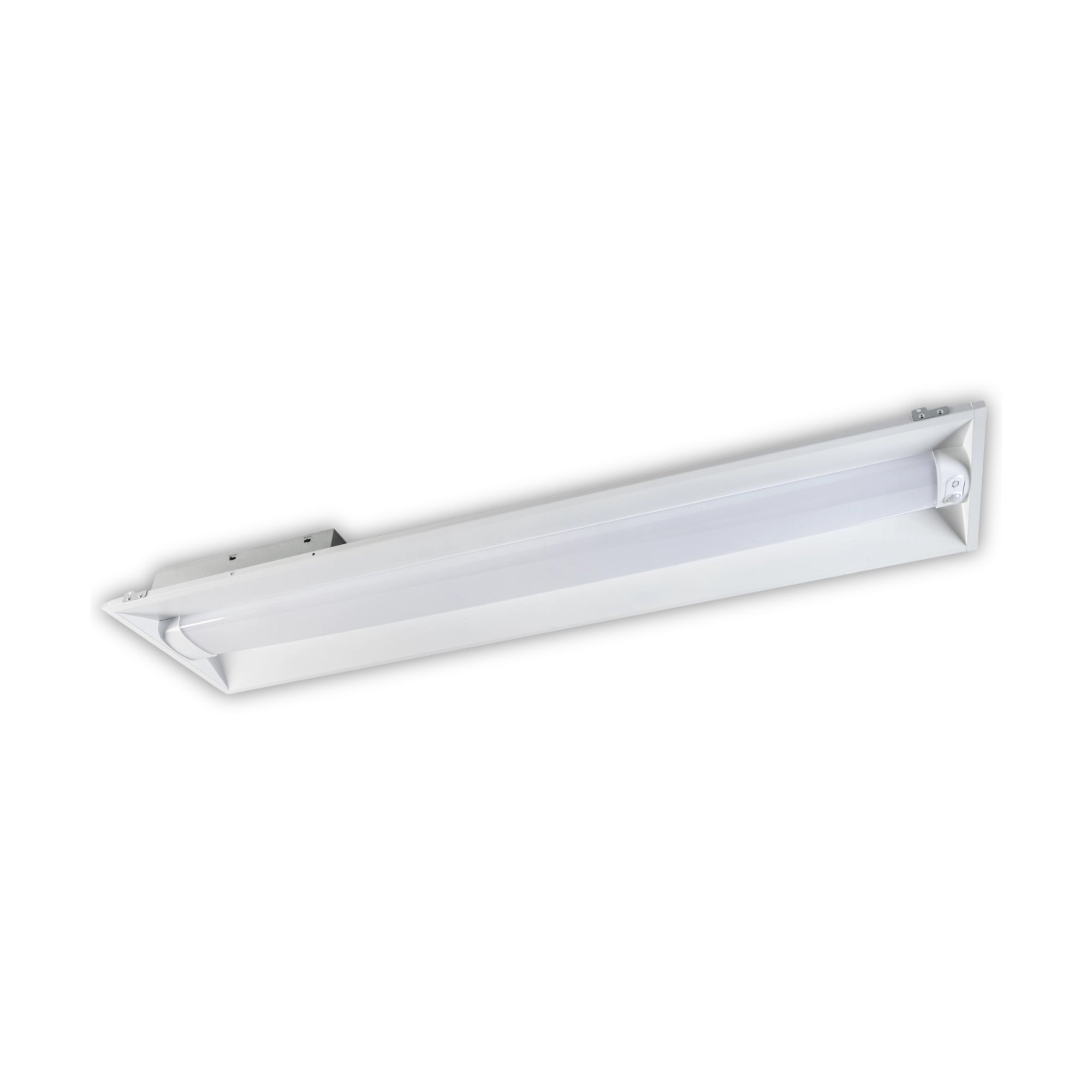 1x4 Center Basket LED Troffer Light, 4550 Lumens, 35W, 35K/40K/50K, 120/277V