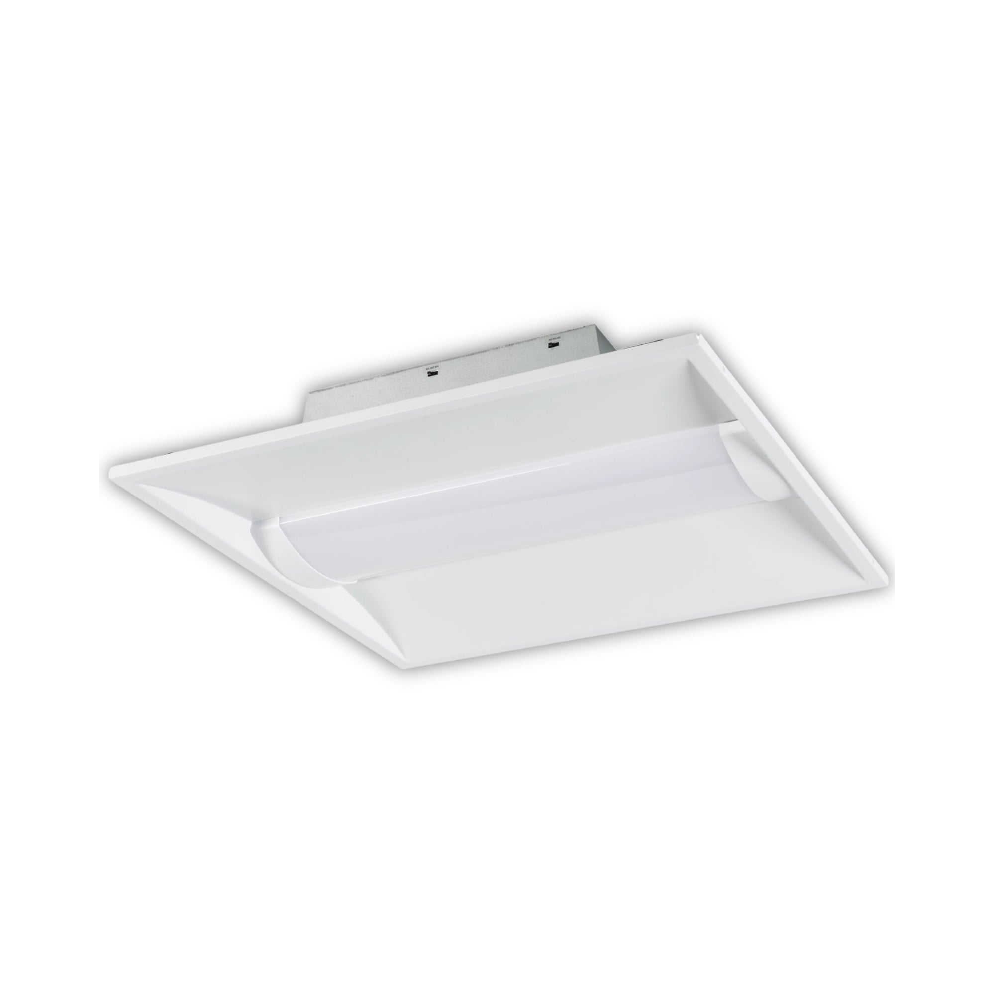 2x2 Center Basket LED Troffer Light, 4550 Lumens, 35W, 35K/40K/50K, 120/277V