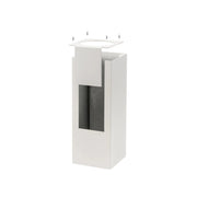 3" Square shell, White