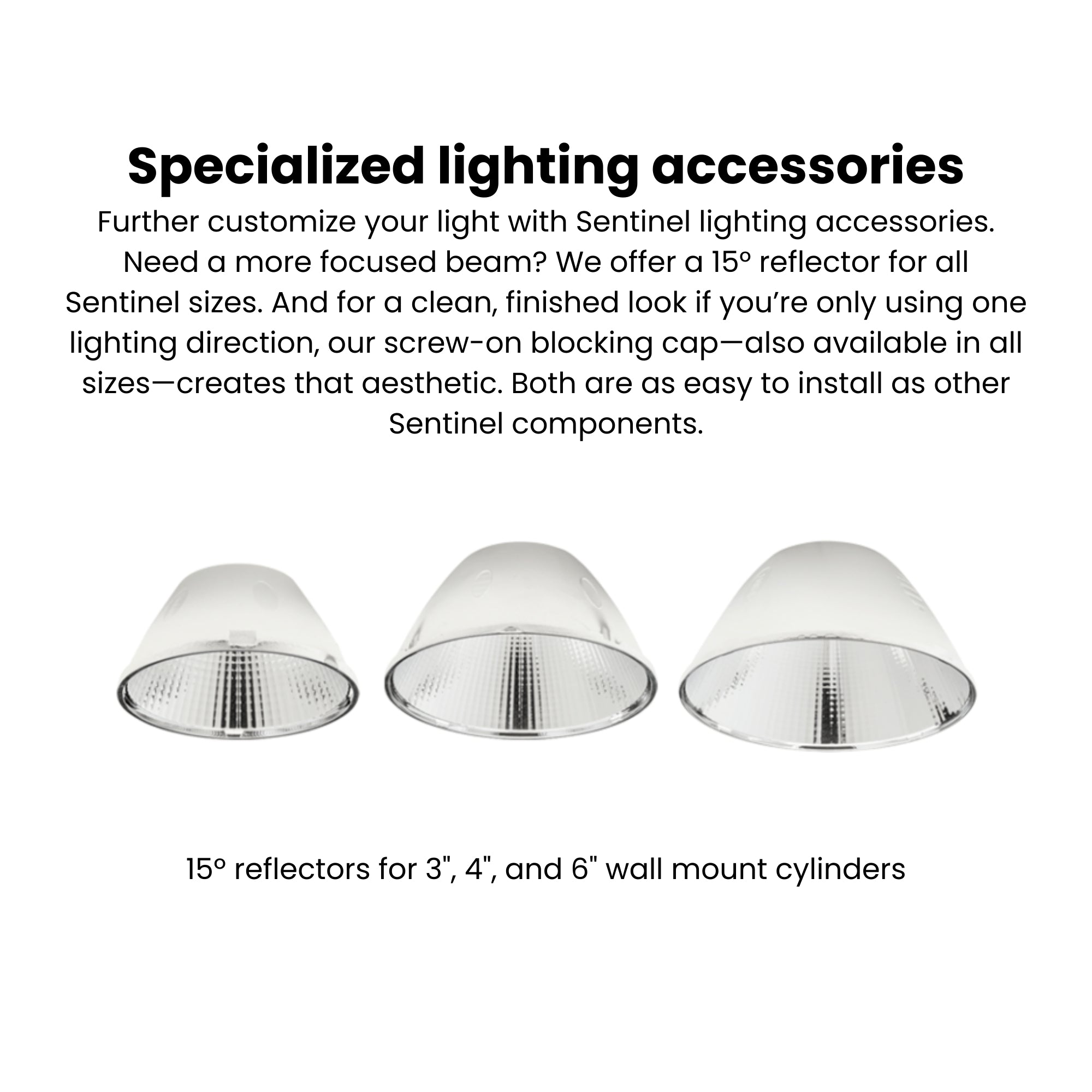 3" LED Cylinder Wall Light, 10W, 1050 Lumens, 30K/40K/50K, 120-277V, Black