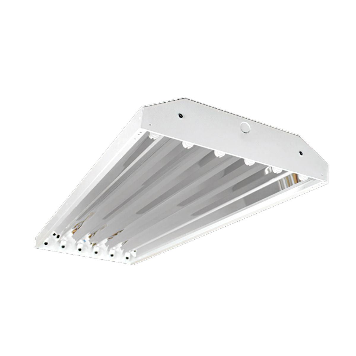 4ft LED Ready High Bay, 6 lamp Single End Wiring, T8 Bulbs Not Included
