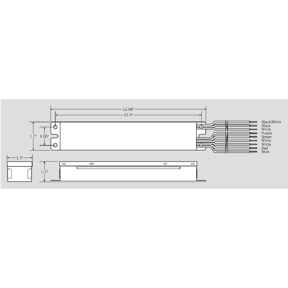 LED Emergency Drivers, 12 Watts, 40-300V DC High Voltage Output, 1200 lumens - Bees Lighting