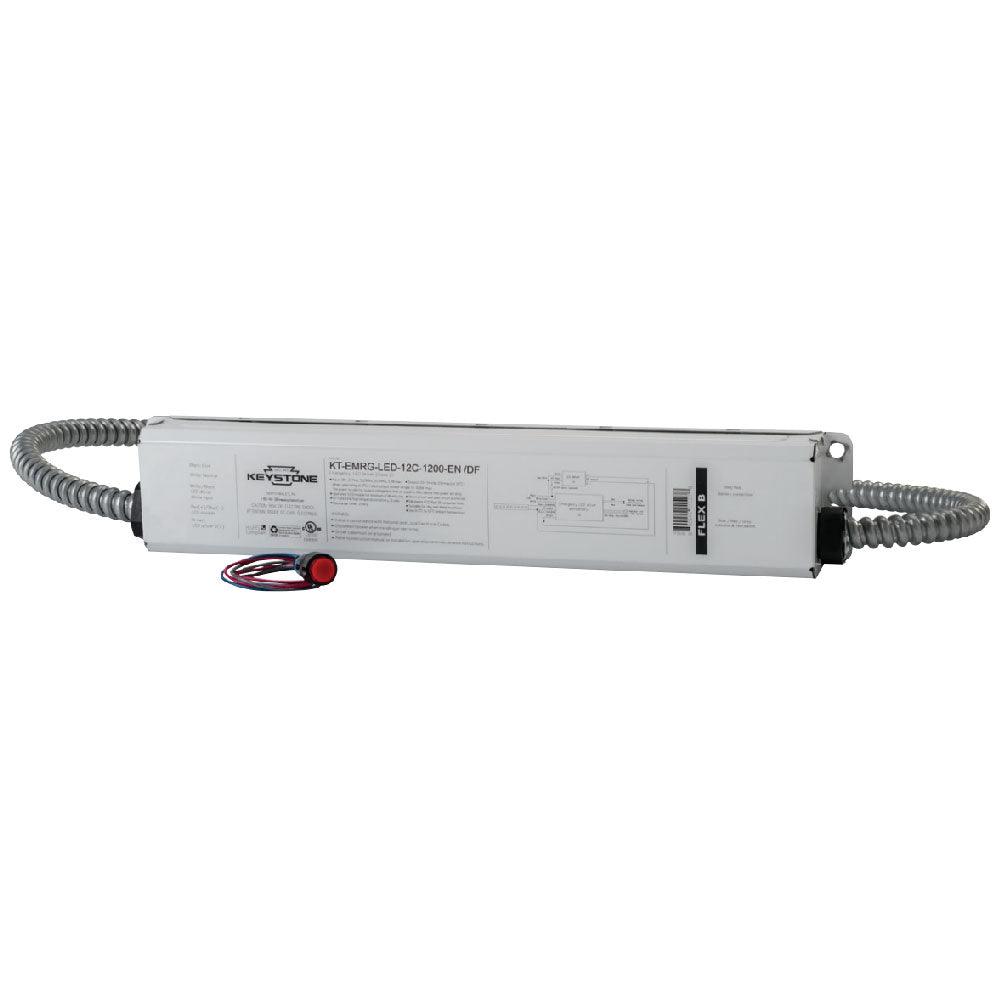 LED Emergency Drivers, 12 Watts, 20-60V DC Output, 1200 lumens, Internal Battery, Dual Flex - Bees Lighting
