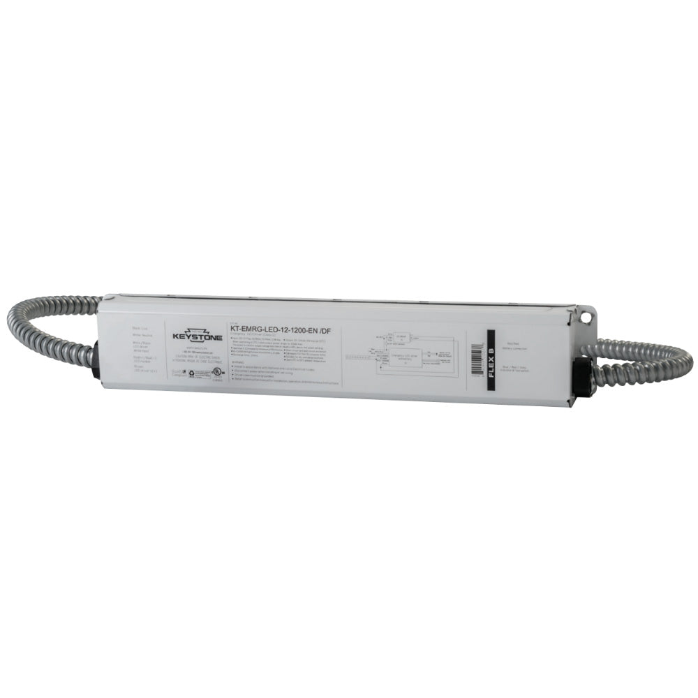 LED Emergency Drivers, 12 Watts, 20-60V DC Output, 1200 lumens, Low Temperature, Dual Flex - Bees Lighting