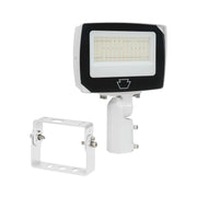 Keystone CEF-57 100W Selectable LED Flood Light 15,000 Lumens 80-100W Selectable 30K/40K/50K Slipfitter & Trunnion Mount Photocell 120-277V White