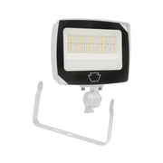 Keystone BAU-35 15W Selectable LED Flood Light 2,250 Lumens 9-15W Selectable 30K/40K/50K Knuckle & Yoke Mount Photocell 120-277V White
