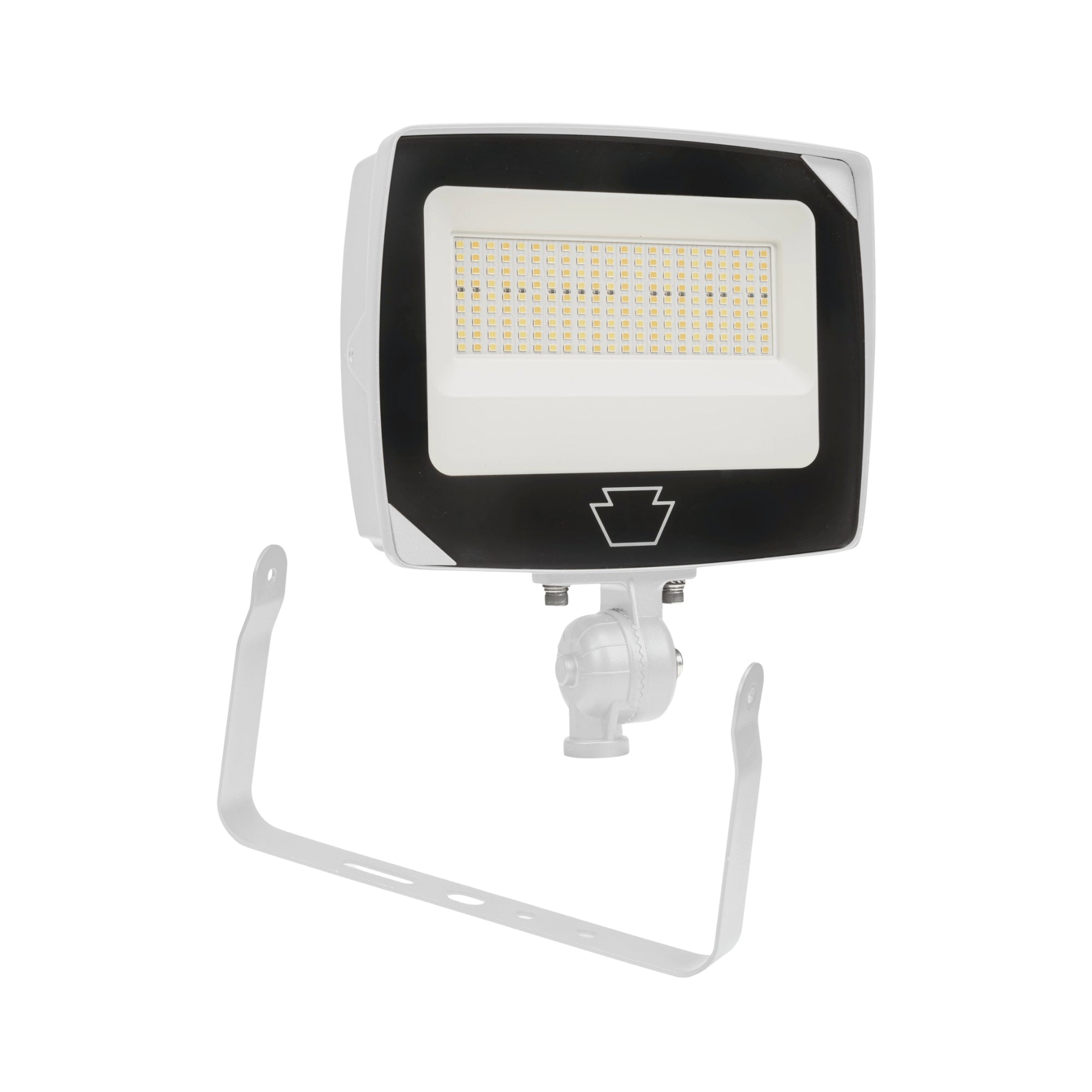 Keystone BAU-35 15W Selectable LED Flood Light 2,250 Lumens 9-15W Selectable 30K/40K/50K Knuckle & Yoke Mount Photocell 120-277V White