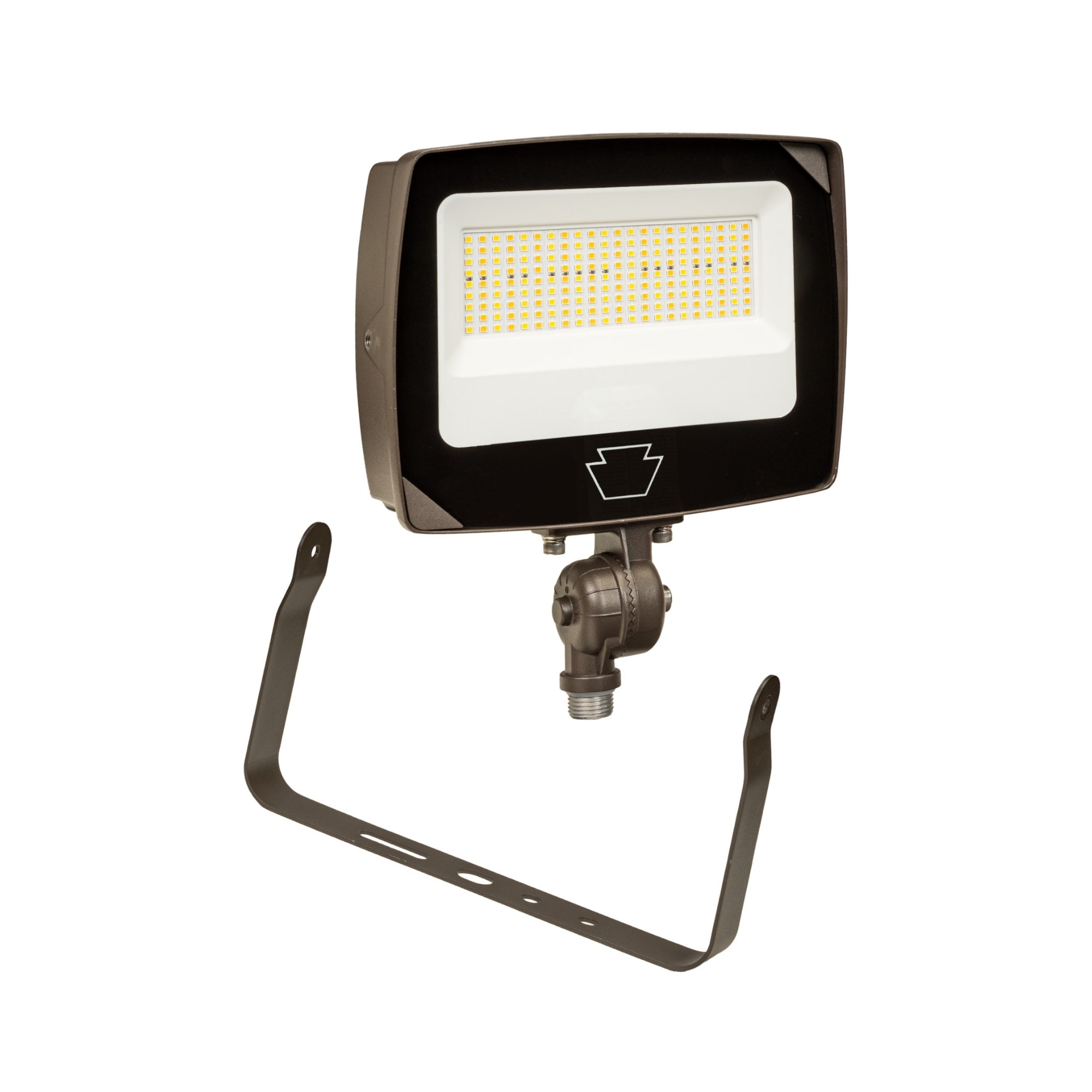 Keystone XBU-79 15W Selectable LED Flood Light 2,250 Lumens 9-15W Selectable 30K/40K/50K Knuckle & Yoke Mount Photocell 120-277V Bronze