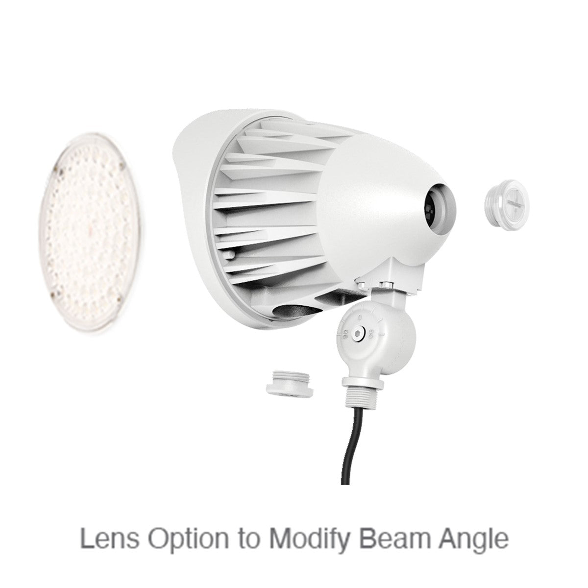 XFIT LED Bullet Spot Light, 2500 Lumens, 25 Watts, 30K/40K/50K, 120-277V, White - Bees Lighting