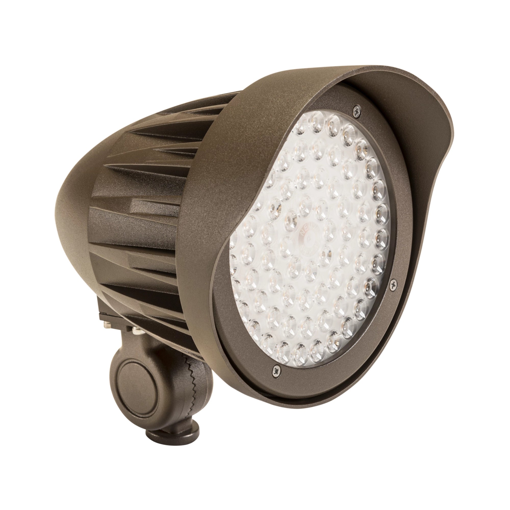 Keystone KT-FLED25 Selectable LED Bullet Flood Light 3,290 Lumens 15-25W Selectable 30K/40K/50K Knuckle Mount Photocell 120-277V Bronze