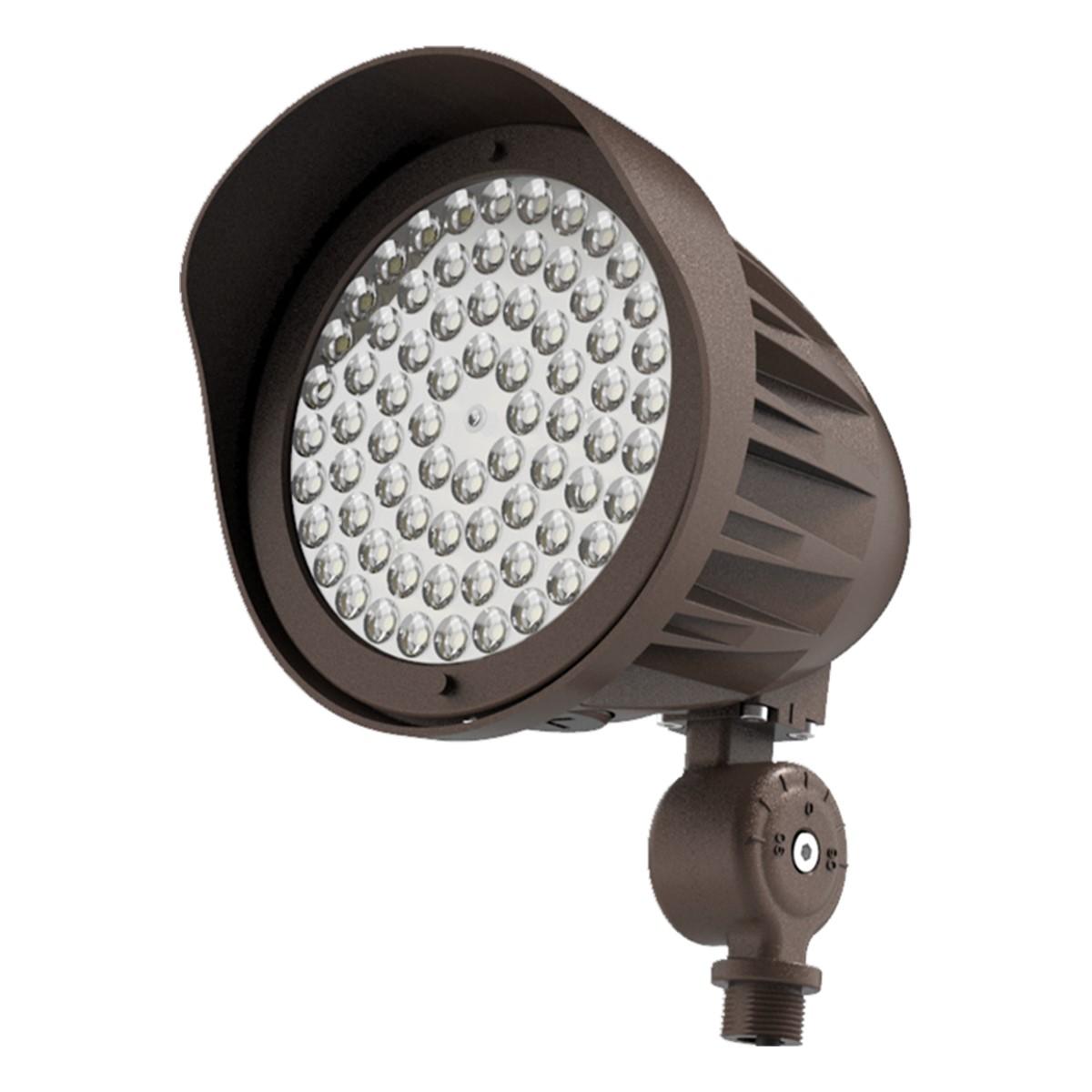 1,860-3,300 Lumens LED Bullet Flood Lights With Photocell 15-25 Watts 30K/40K/50K 120-277V - Bees Lighting