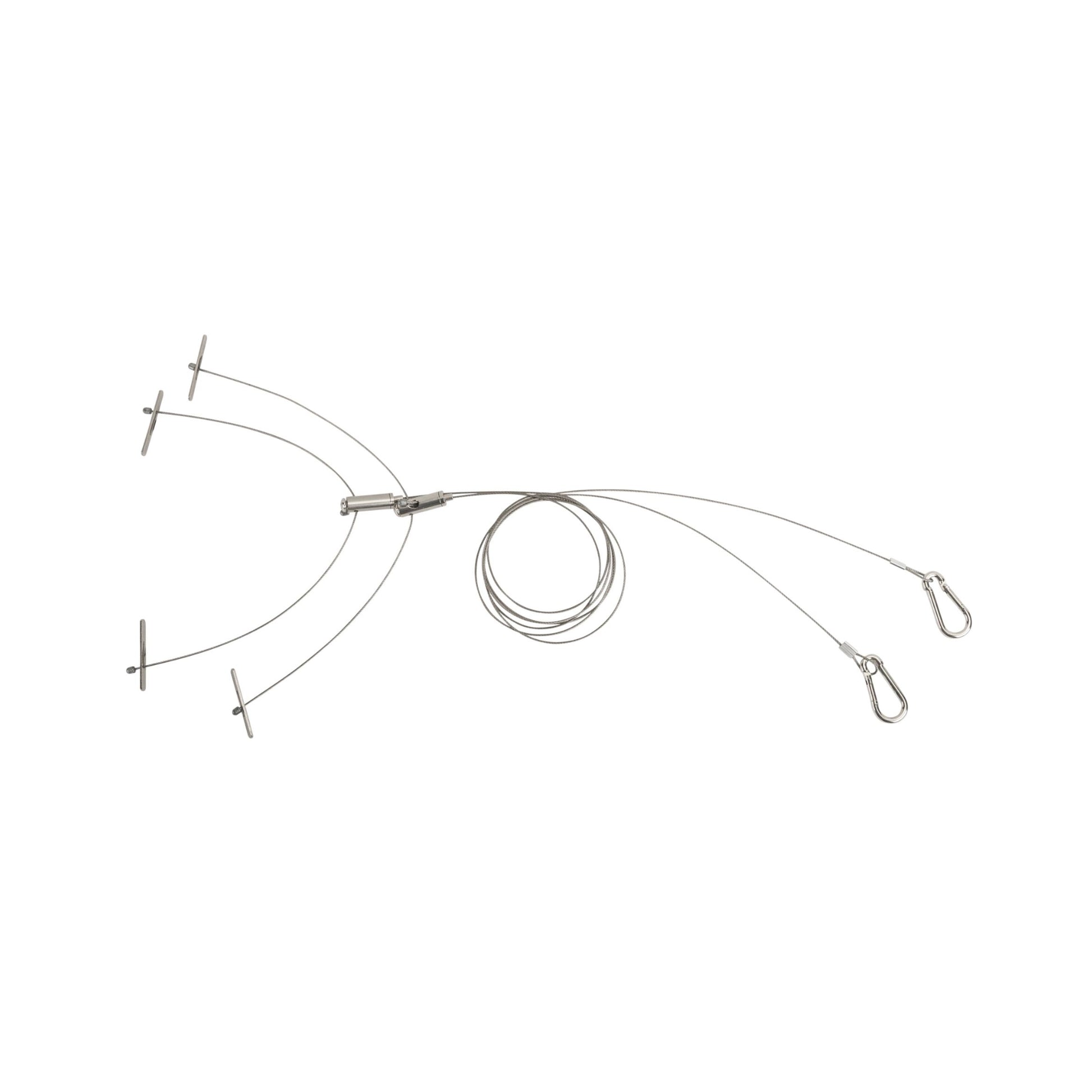 Keystone Technologies - Aircraft cable Hanging Kit, For "2FB" Linear High Bays | Bees Lighting