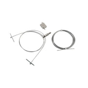 Keystone Technologies - Aircraft Cable Hanging Kit, For Linear High Bays | Bees Lighting