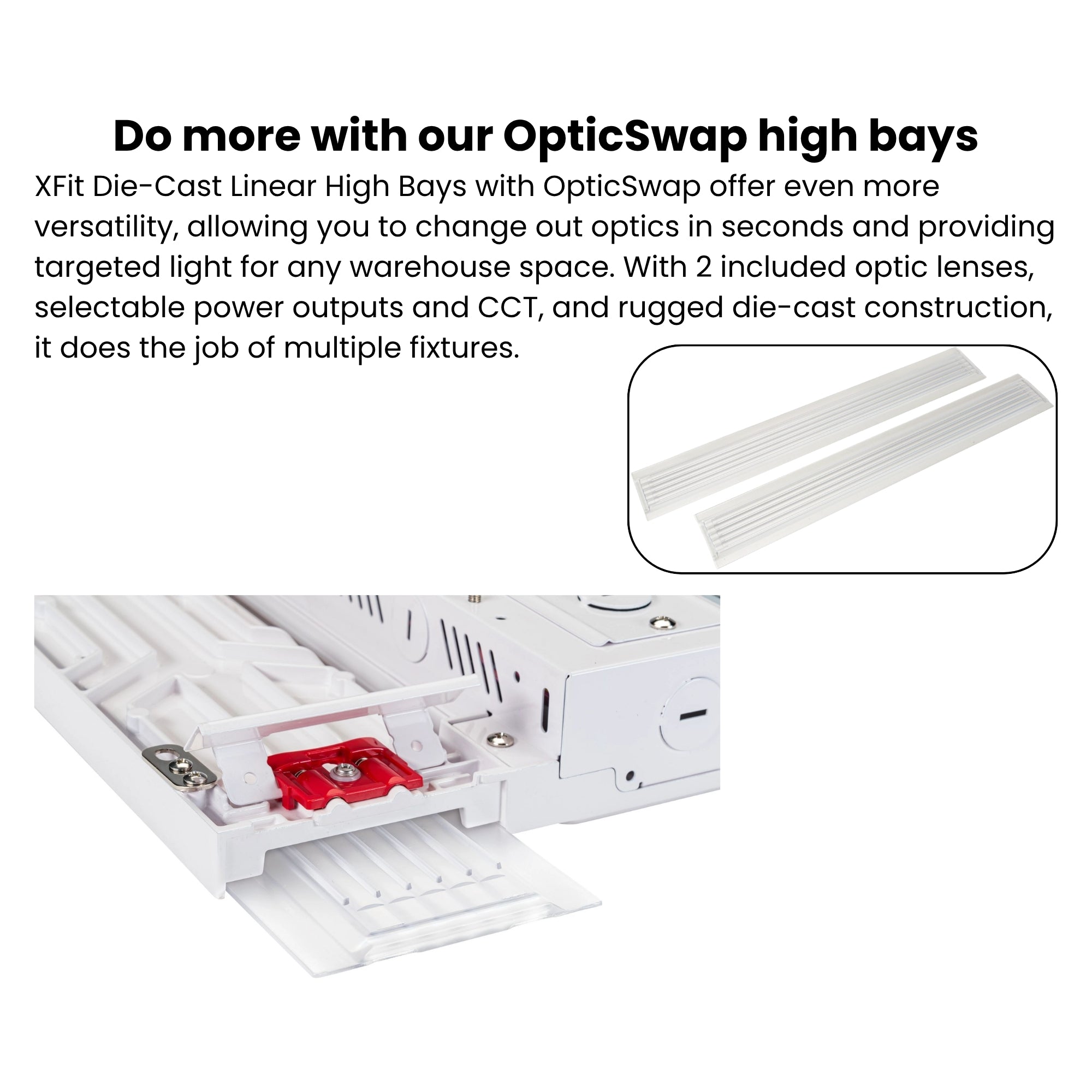 Keystone Technologies - 2ft LED Linear High Bay Light, 215W, 32870 Lumens, 4000K/5000K, 120-277V | Bees Lighting