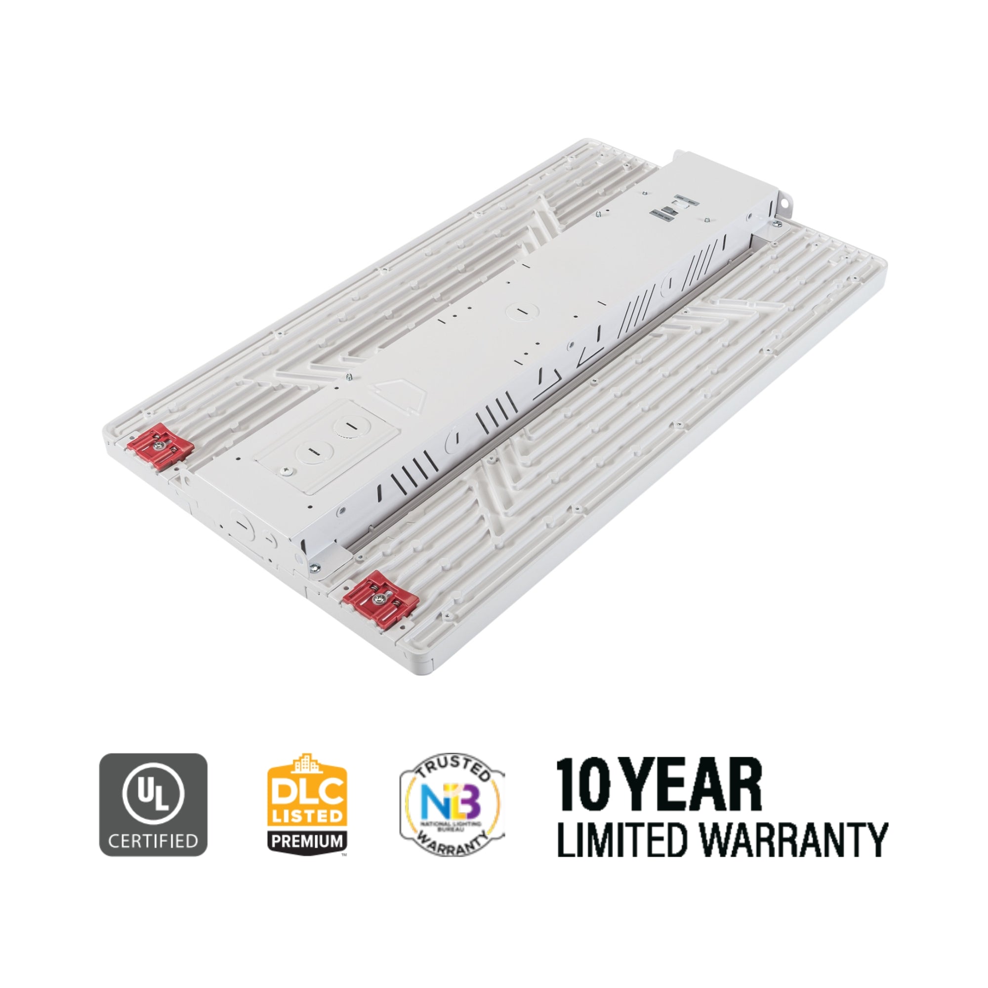Keystone OpticSwap 2FT Linear High Bay 39120 Lumens Selectable 240W/200W/150W Selectable CCT 120-277V Suspended Mount