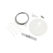 Keystone Linta 5 in. Circular Canopy Feed Kit J-Box Mount 15 ft Cable White