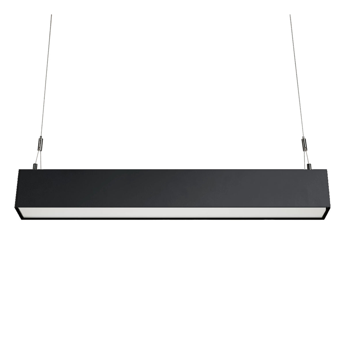 2ft LED Linear Light, 20W, 2600 Lumens, 5 CCT Selectable, Black, 120-277V - Bees Lighting