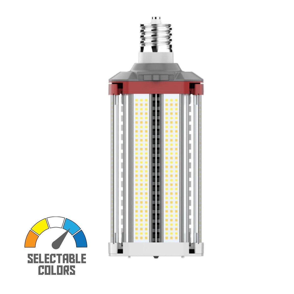 Wall Pack/Shoebox LED Retrofit Lamp, 110W, 15950 Lumens, Selectable CCT, 30K/40K/50K, EX39 Mogul Extended Base, 120-277V