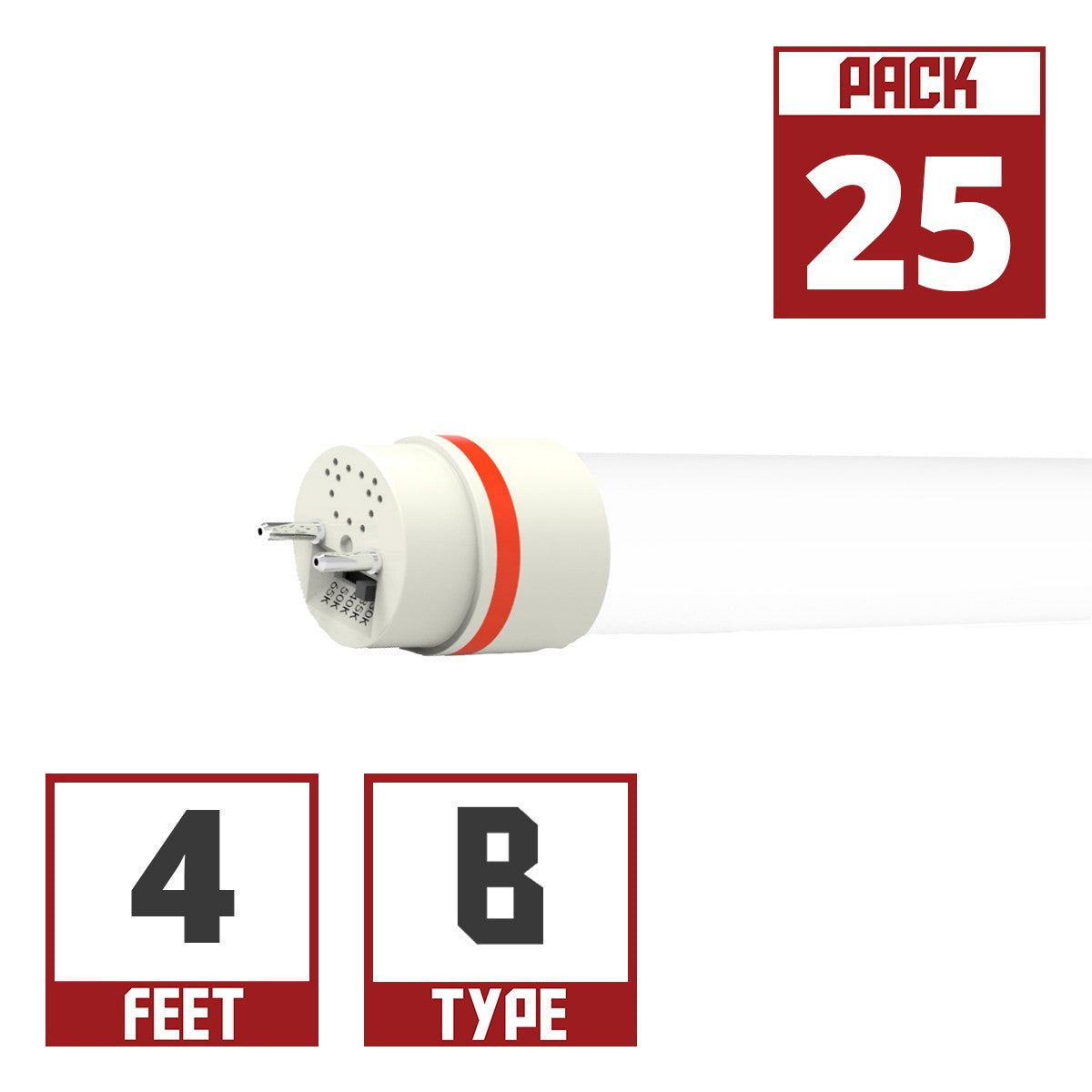 4ft LED T8 Tube, 14.5 Watts, 1800 Lumens, 3000K to 6500K, Ballast Bypass, Single|Dual End - Bees Lighting