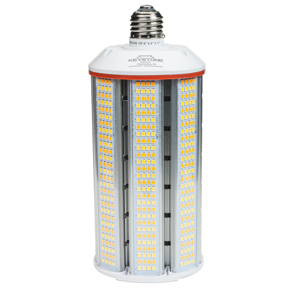 Wall Pack Retrofit LED Lamp, 27W|36W|45W, 7000 Lumens, Selectable CCT, E26 Base, 120-277V - Bees Lighting