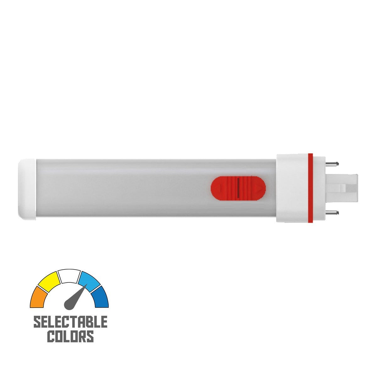 4 Pin PL LED Bulb, 10W, 1050 Lumens, Electronic Ballast, 27K|40K|50K, G24q Base - Bees Lighting